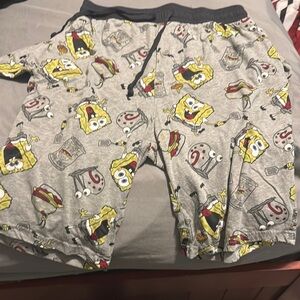 SpongeBob SquarePants Charcoal Lounge Shorts